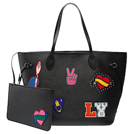 Borsa LOUIS VUITTON Neverfull in Pelle Nera - 103299