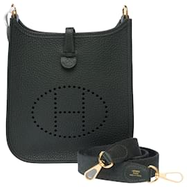 Hermès Borsa HERMES Mini Evelyne in Pelle Verde - 103300
