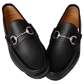 Mocassini Gucci in pelle nera