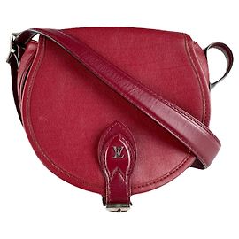 Louis Vuitton Damen Schultertasche Tan Blanc