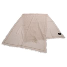 Sciarpa in cashmere beige Chanel