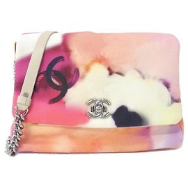 Bolso de hombro de lona multicolor Chanel
