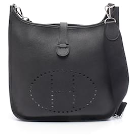 Borsa a Spalla Hermès Evelyn 3 Trois GM in Nero
