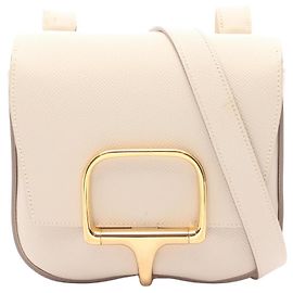 Mini borsa a spalla Della Cavalleria in avorio di Hermès