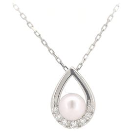Autre Marque Collana in Perle e Diamanti Vendome Aoyama PT950 PT850
