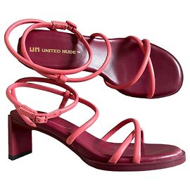Sandali United Nude Tara Ka Mid Bordeaux-Cassis e Rosa-Fresa T. 38 - Nuovi