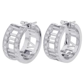 Orecchini a cerchio in diamante Atlas di Tiffany & Co.
