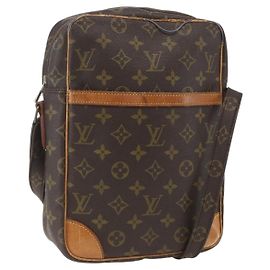 LOUIS VUITTON Monogram Danube MM Schultertasche M45264 LV Auth hk3406