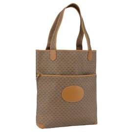 Gucci Borsa tote Micro GG Supreme in PVC beige e oro 002 39 0054 Auth ep13221