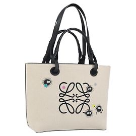 LOEWE - Borsa Anagram Susuwatari in tela 2way beige Auth 149908SM