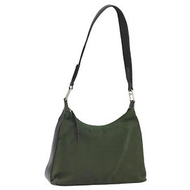 Borsa a Spalla PRADA in Nylon Khaki Auth bs33080