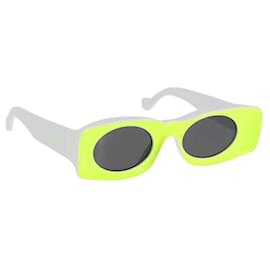 LOEWE Sonnenbrille Kunststoff Weiß Auth 149901M