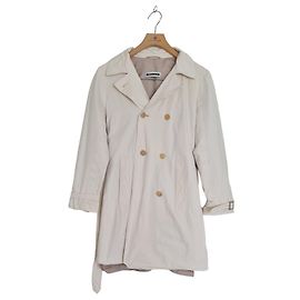 Trench Jil Sander Oakland Bianco