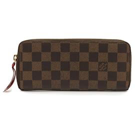 Runder Langer Geldbeutel Clemence Damier Louis Vuitton