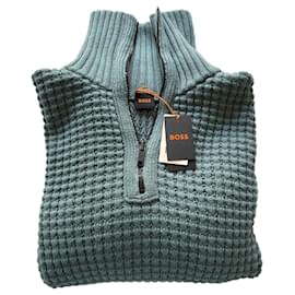 BOSS Strickpullover mit Reißverschluss - Hugo Boss