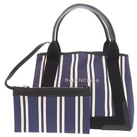 Borsa Tote Cabas Navy di Balenciaga