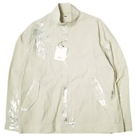 Autre Marque Camisa de manga oscilante pintada EMAM de rayón y nylon