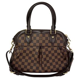 Borsa a spalla Trevi PM in tela Damier Ebene di Louis Vuitton
