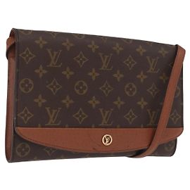 LOUIS VUITTON Borsa a Spalla Monogram Bordeaux 27 M51797 LV Auth ep13165