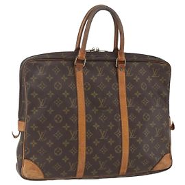 LOUIS VUITTON Monogram Porta Documenti da Viaggio Borsa da Lavoro M53361 LV Auth hk3424