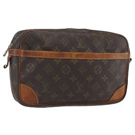 LOUIS VUITTON Clutch Compiegne 28 M51845 LV Auth ka2050