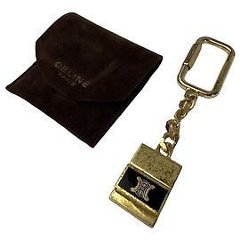 Céline Llavero / Colgante Vintage Celine Oro Negro