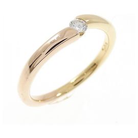 Autre Marque Anello Star Jewelry in oro bicolore Au750 e diamante
