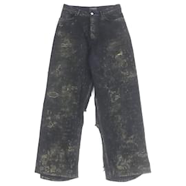 Pantalones de denim de algodón Super Destroy de Balenciaga