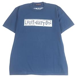 Camiseta de algodón de manga corta de punto Louis Vuitton