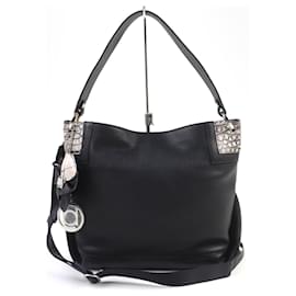 Autre Marque Borsa a mano 2 in 1 in pelle di coccodrillo Beaugrand