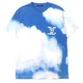 Camiseta de algodón con estampado de nubes Louis Vuitton