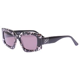Karl Lagerfeld Weiße und schwarze Sonnenbrillen