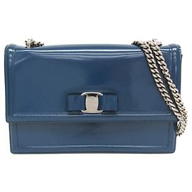 Borsa a spalla in pelle donna Salvatore Ferragamo Vara GINNY AU-21 G209
