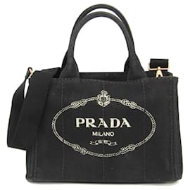 Borsa a spalla e tote in tela per donne Prada Canapa S Taglia 1BG439