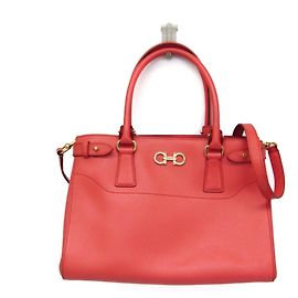 Borsa Salvatore Ferragamo Gancini GG-21 D940 in rosa salmone