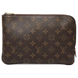 Etui Voyageur PM Monogramma Marrone Louis Vuitton
