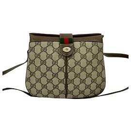 Gucci Beige GG Supreme Web Crossbody
