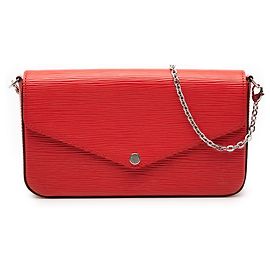 Pochette Felicie Epi Rossa Louis Vuitton