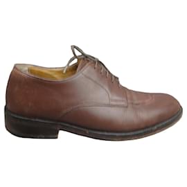 Derby Clerget in pelle marrone - Autre Marque