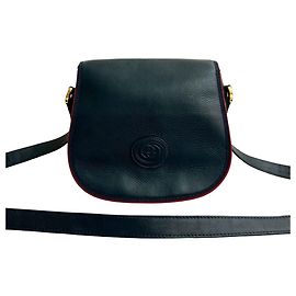 Pochette in pelle con logo GG vintage di Gucci