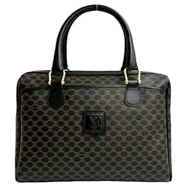 Bolso de cuero con logo Triomphe Macadam de CELINE / Bolsa Boston - Céline