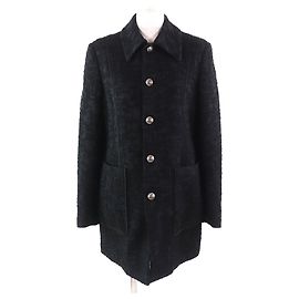 Autre Marque Giacca in rayon jacquard con bottoni BLAMINK