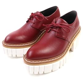 Stella Mc Cartney Scarpe in pelle EMILIE LACEUP RUBY di Stella McCartney
