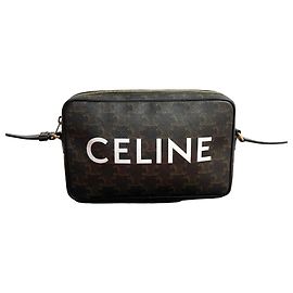 Céline Celine Triomphe Schultertasche aus Leder