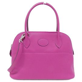 Borsa Hermès Bolide 27 cm in Rosa Porpora