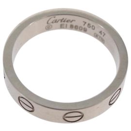CARTIER Love Ring 750 Weißgold Auth am10660SM