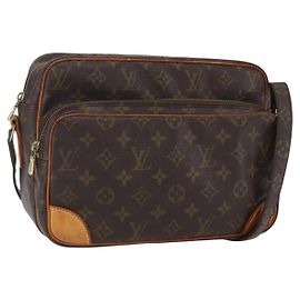 LOUIS VUITTON Monogram Nile Shoulder Bag M45244 LV Auth ka2387