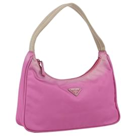 PRADA Handtasche aus Nylon in Pink Auth 170906