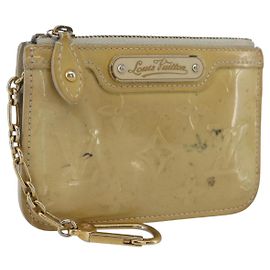 LOUIS VUITTON Vernis Pochette Cles NM Coin Purse Broncorail M91463 Auth 171328