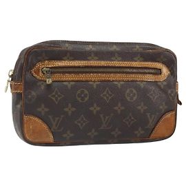 LOUIS VUITTON Monogram Marly Dragonne GM Clutch Bag M51825 LV Auth ka2410